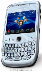 Blackberry 8520 SIM Free (Frost Blue) 