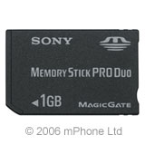 Sony Memory Stick DuoPro - 1 GB