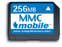 Integral Dual-Voltage Reduced Size Multimedia Card 256 MB
