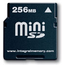 Mini-SD Memory Card 256 MB