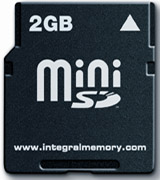 Mini-SD Memory Card 2 GB