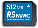 Integral Reduced Size Multimedia Card 512 MB