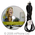 Genuine Motorola USB Data Cable D705 + Mobile PhoneTools 4