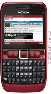 Nokia E63 SIM Free (Red)