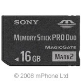 Sandisk Memory Stick Duo Pro 16 GB
