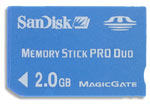 Sandisk Memory Stick Duo Pro 2 GB