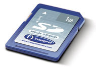 Integral SD Memory Card 1 GB X66 Speed