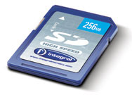 Integral SD Memory Card 256 MB X66 Speed