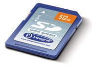 Integral SD Memory Card 512 MB X66 Speed