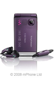 Sony Ericsson W380i SIM Free (Purple)