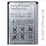 Sony Ericsson BST-36 Battery for K510i and Z550i