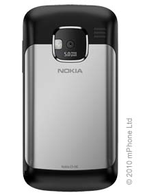 Nokia E5 QWERTY Buisiness Phone - back