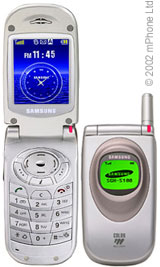 Samsung S100 tri-band mobile phone